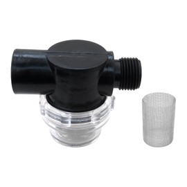 BGEHHCY Water Pump Strainer Filter Set with 1x Extra 50 Mesh Stainless Steel Filter Screen Compatible for WFCO Pumps, for RV Replacement 1/2 Sediment Filter