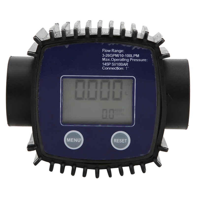 K25 1in Female Thread Flowmeter Digital Display Water Liquid Flow