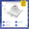 Simshoe Deck Post Base Cover – Durable, Snap-Together Shoe Base