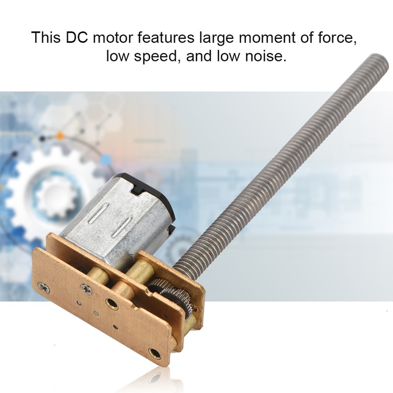 1024GA20 DC 6V/12V Thread Flip N20 Gear Motor M4 x