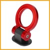 Partuto Universal Red Ring Shaped Car Tow Hook Decor Bumper