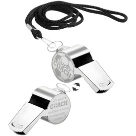 BOOMTOP French Sports Whistle Super Coach Gift for Teacher Trainer for Football Basketball Running Outdoor