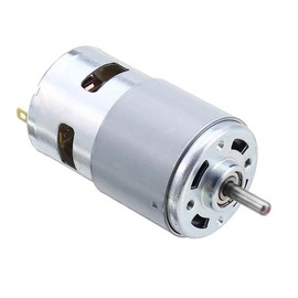795 Dc Motor, 100W 12V High Speed Large Torque DC Motor, High Torque Electric Micro Speed Reduction Geared Motor Eccentric Output Shaft Gearbox