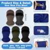 Suhine 5 Pcs Winter Balaclava Ski Mask Windproof Thermal Full