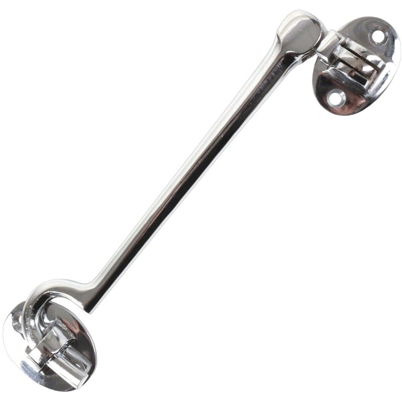 TERF® 150mm Heavy Duty Polished Chrome Cabin Door Hook and