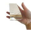 ACFENG Self-Adhesive Rectangular Mirrors Mosaic Tiles,Roll Real Glass Craft, 1/2x2inch