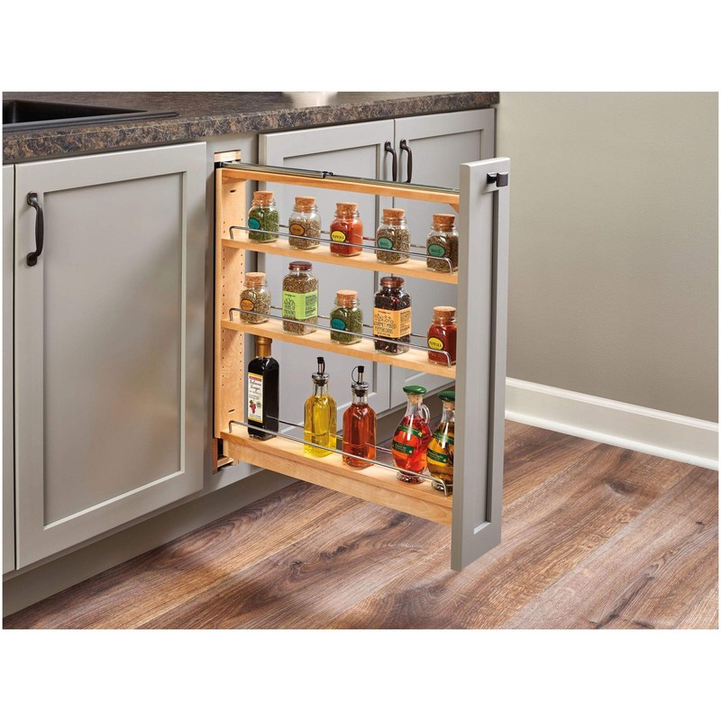 438 Base Organizer for 3 inch Base Cabinet Maple