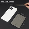GADIEMKENSD Card Holder RFID Blocking Genuine Leather Slim Card Wallets,