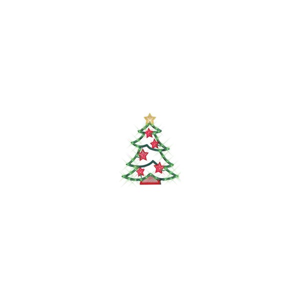 Impact Innovations Christmas Lighted Window Decoration, Tree