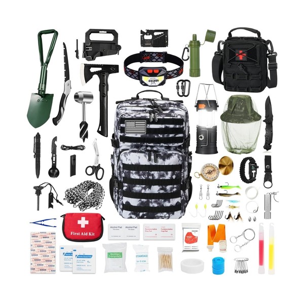 Skywod Professional Survival Gear Set - First Aid Kit and