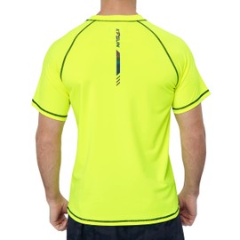 Camisetas de natación para hombre, protección solar UPF 50+, de secado rápido, protección solar, protección solar, protección contra erupciones para exteriores, playa y pesca