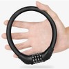 Black Bicycle Lock, Mini Bicycle Lock, Steel Bicycle Cable Lock,