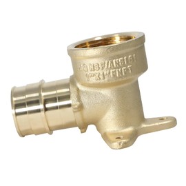 2 Pcs XFITTING 1 Inch Pex A x 1 Inch Female NPT Drop Ear Elbow, F1960 Expansion Drop Ear Elbow, 29-6-8=2XX