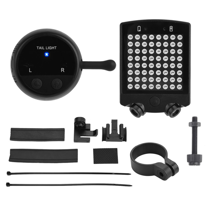 LED Bicycle Bike Turn Signals Rear Tail Warning Light USB