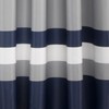 Lush Decor Alexander Curtain Panel, 84 x 52, Navy