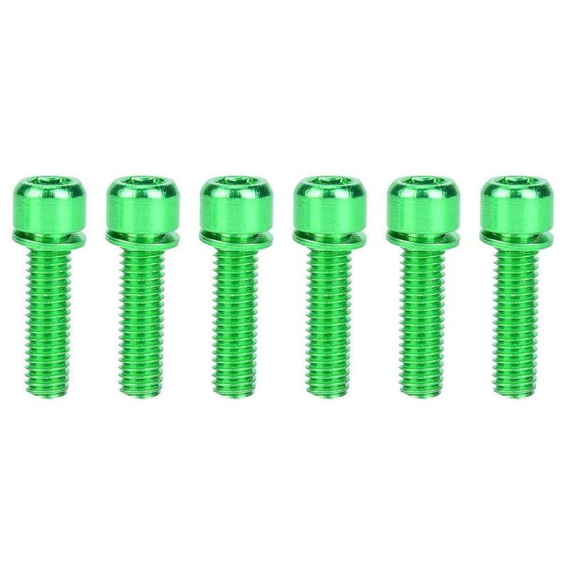 Water Bottle Cage Bolts Holder Screws, 6Pcs M5x25mm Water Bottle