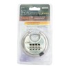 Defense2 Platinum Series Disc Lock, Durable Stainless Steel Combo Lock