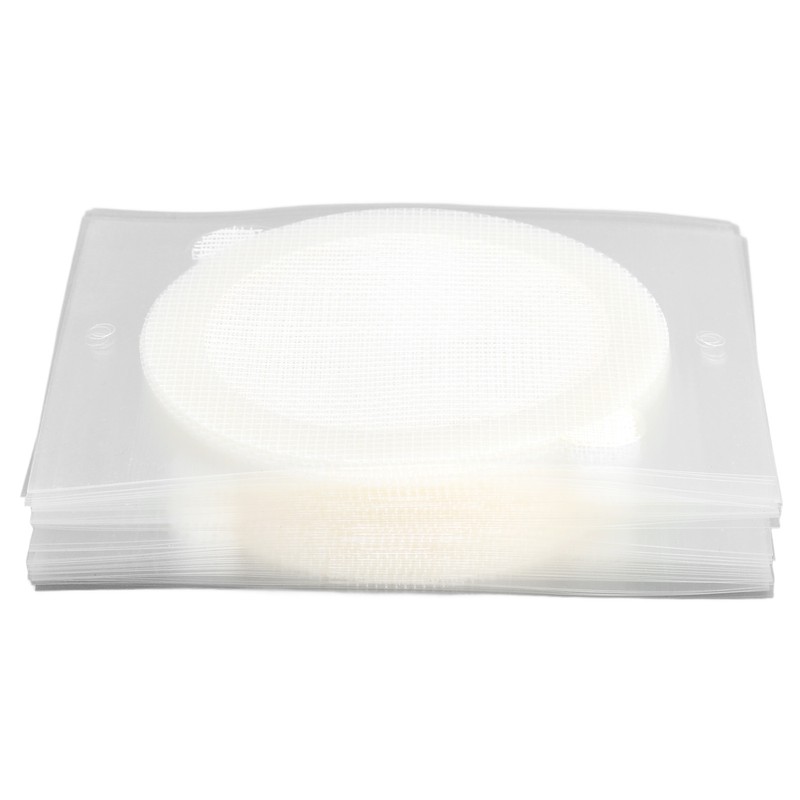 50 Pieces Floor Drain Covers Single Use Fiberglass Shower Drain