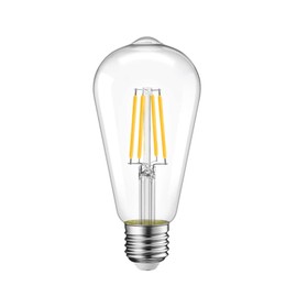 ThyFenno LED Bulbs 3.7-5V,3.7-5V,ST58,E26 for Home, Office，2700K 400 Lumen,Suitable for Battery Operated Wall sconces(Only for Built-in Battery Wall sconces)