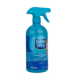 Fresh Step Cat Litter Box Odor Eliminating Spray | Cat Deodorizer Spray for Litter Box | Odor Neutralizing Cat Spray Cat Product for All Cat Litter | 24 Ounces