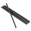 SHEUTSAN 30PCS 12 Inch Rebar Stakes, Black Round Rebar Ground