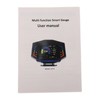 Car HUD Display OBD2 GPS Slope Meter Multifunction Overspeed Alarm