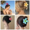 Flower Hair Clips, Pack of 6 Beach Flowers Hair Clips,