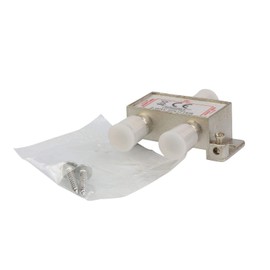 2-Way SAT & BK Splitter F Series - 5-2400 MHz 85 dB - Fully Shielded - BK - FM Radio - DC Passage - TV Splitter - Trunk Splitter