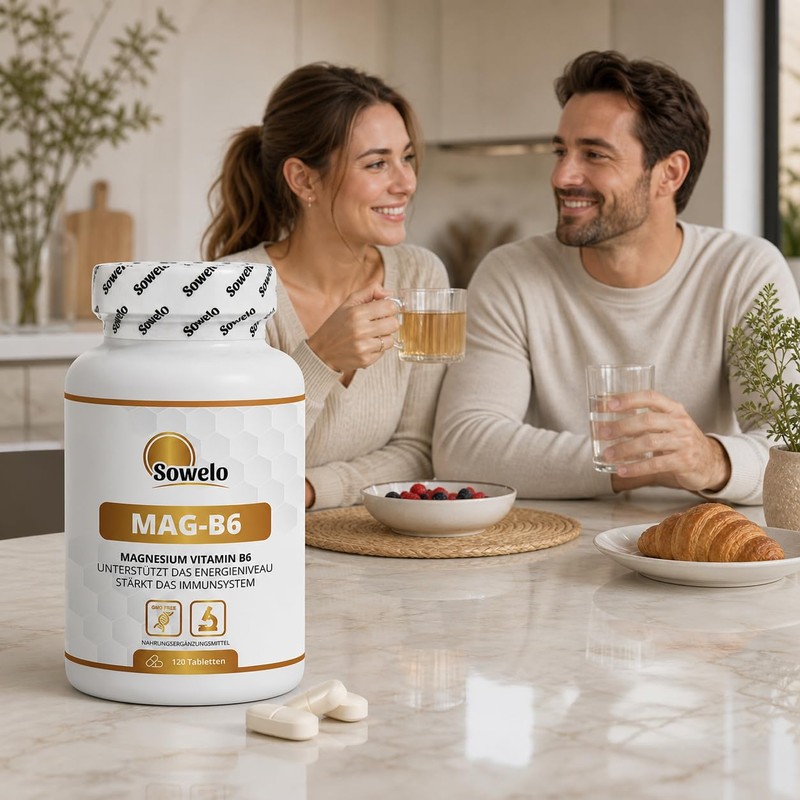 Magnesium 375 mg + Vitamin B6 - High Dose -