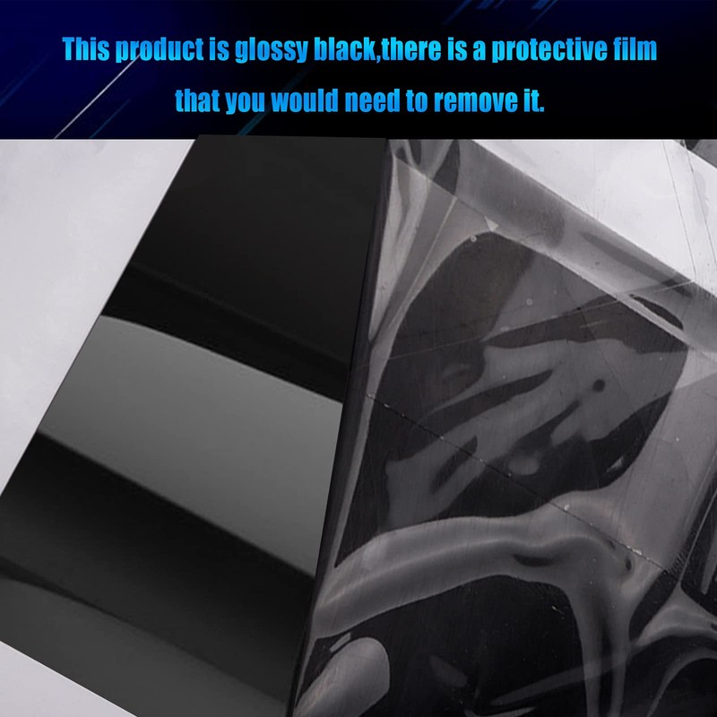 Xotic Tech Pillar Post Side Door Window Cover Trim Pre-Cut