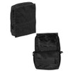 Mil-Tec Multipurpose Belt Bag with Velcro Back, black