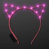 Pink Starlight LED Kitty Light Up Cat Ears Headband