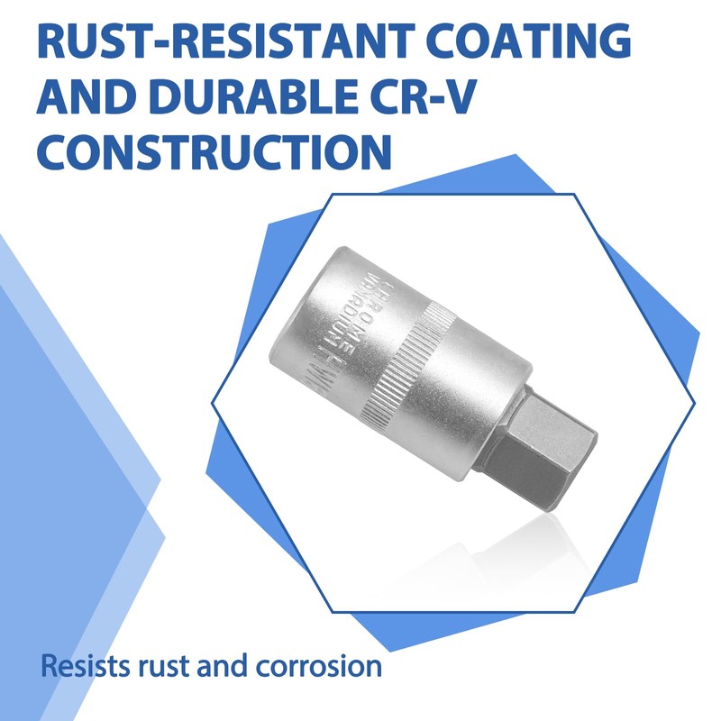 CPROSP 9-Piece Allen Socket Set 1/2 Inch with Attachment Rail,
