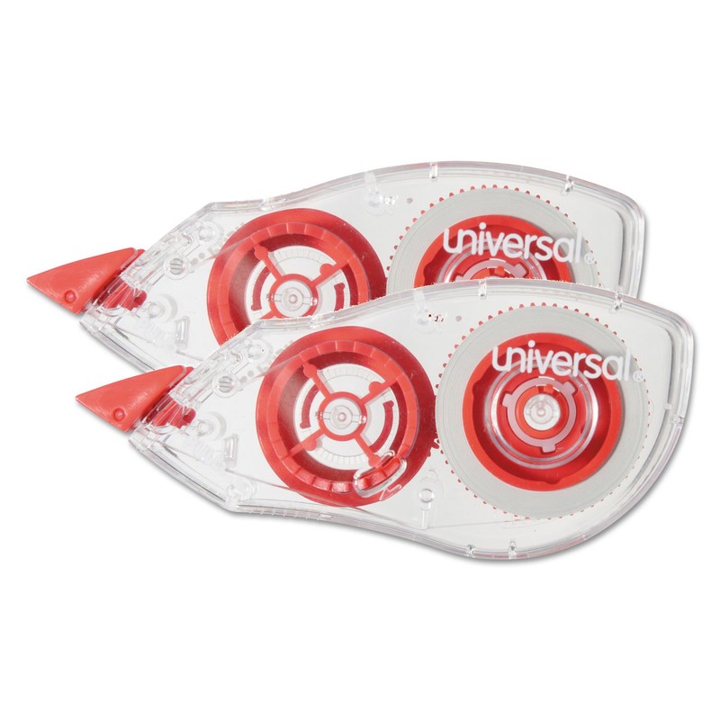 Correction Tape with Two-Way Dispenser, 2/Pack [Set of 2]