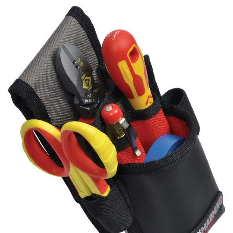 C.K MA2724 Magma Essential Tool Pouch, Black, 4 x 9