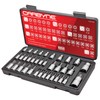 CARBYNE 36-Piece Torx Bit Socket & E-Socket Set | Includes