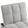 Sofa Bed Modern Linen Folding Pull Out Couch Convertible Recliner