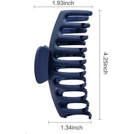 Haarklammern für dickes Haar, Jumbo, Marineblau, starker Halt, Haarstyling-Zubehör, Krallen