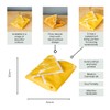 Reusable Linen Sandwich Wrap with food grade washable, waterproof lining.