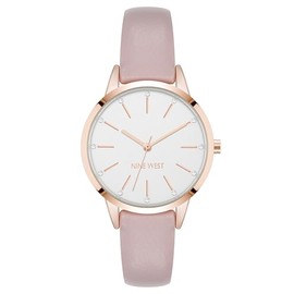 Nine West Women's Genuine Crystal Accented Strap Watch, NW/3184