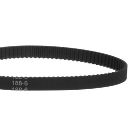 Kozelo 188-2GT-6 Rubber Toothed Belt - [6 mm Width, 188 mm Pitch Length] Closed Loop Timing Belt Suitable for 3D Printers, 94 Teeth