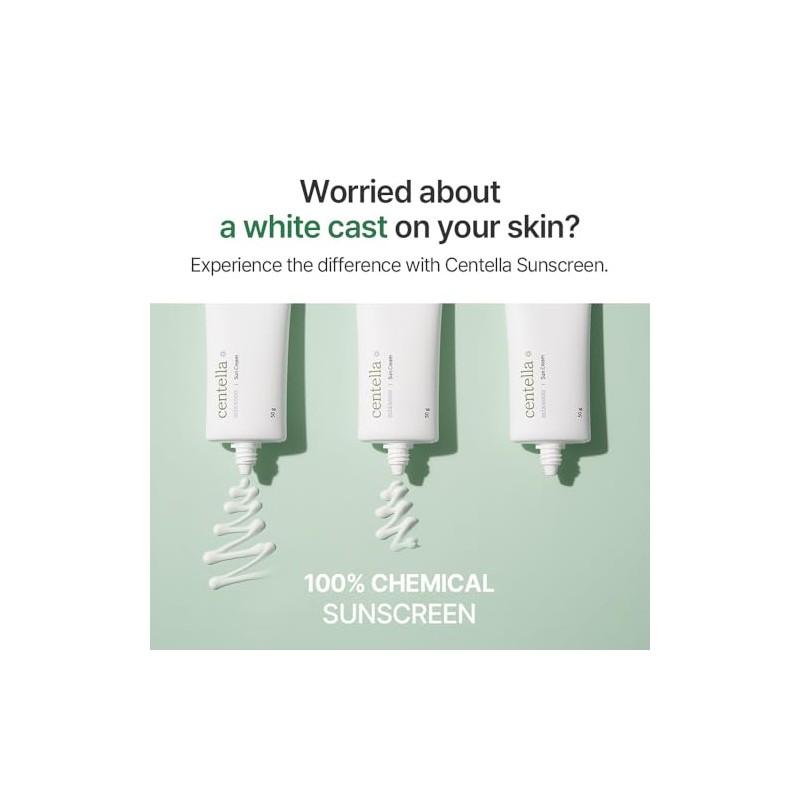 mixsoon Centella Sun Cream – FPS 50+ PA++++, Protector solar