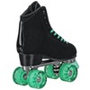 Roller Derby Elite Driftr Roller Skates (4, Black/Mint)