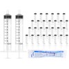 OLCANA 30 Pack 10ml Syringes with Sterile Individual Wrap Measurement