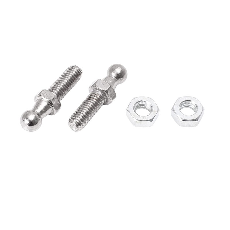 X AUTOHAUX 2 Set 10mm M8x20mm Car Gas Strut Ball