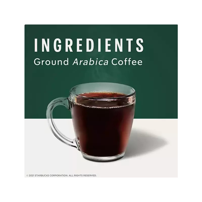 Starbucks 2 Packs Starbucks Dark French Roast Ground Coffee 40