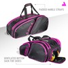 JOOLA Sport Bag, Black/Pink