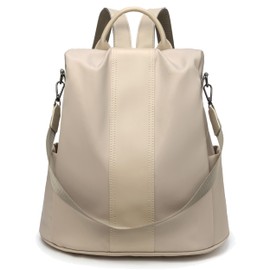 shepretty Women's Backpack, Anti-Theft Shoulder Bag, Multifunctional School Bag Oxford, 8888 khaki