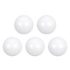 sourcing map Pack of 5 PTFE Balls, 5 mm Diameter,