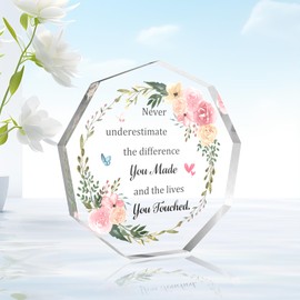 Motivational Gifts Inspirational Gifts For Women Special Gifts For Women Motivational Gifts For Women Office Gifts For Women Nanny Christmas Gifts Acrylic Plaque Birthday Gifts Positive Gifts